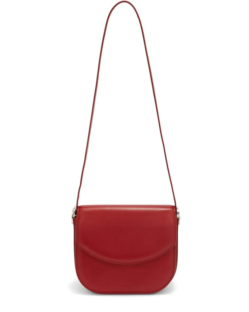 Jil Sander Mittelgroße Coin Umhängetasche - Rot Rot