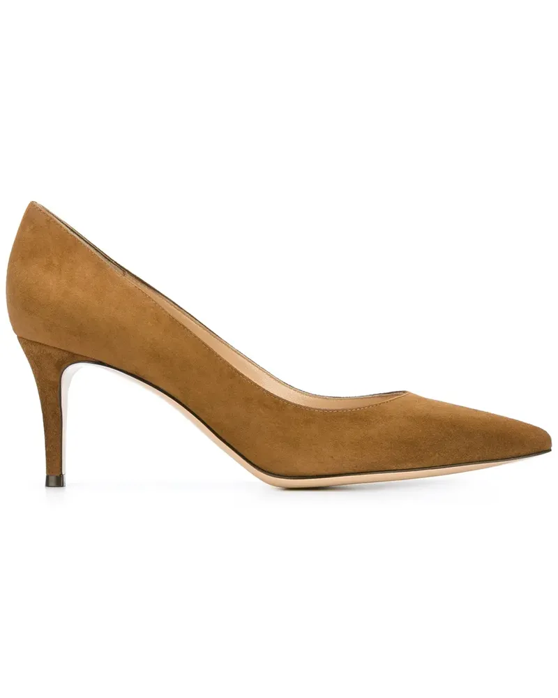 Gianvito Rossi Pumps mit mittelhohem Absatz - Braun Braun