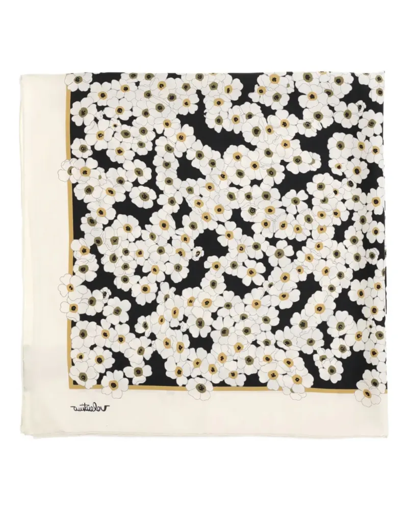 Valentino Garavani floral-print scarf - Nude Nude