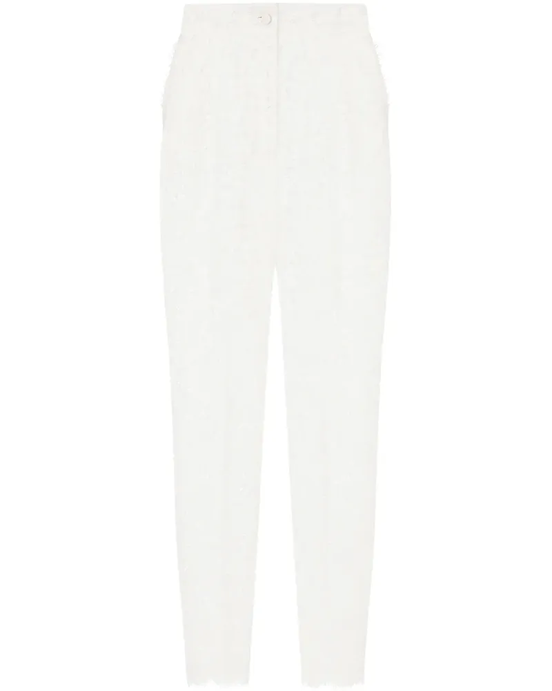 Dolce & Gabbana Hose mit geradem Bein - Weiß Weiß