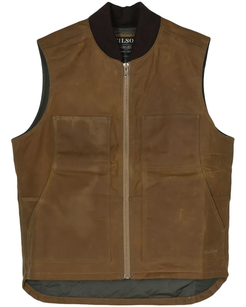 Filson Weste mit Logo-Stickerei - Nude Nude