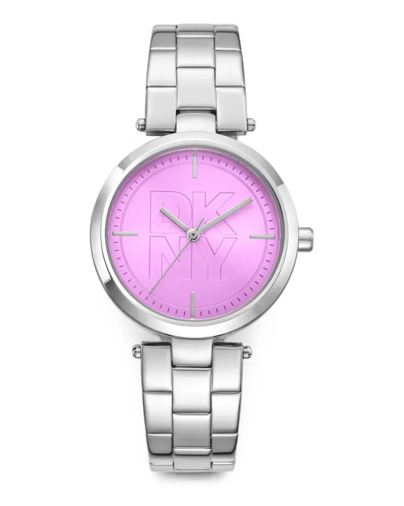 DKNY Armbanduhr mit Logo-Detail 32mm - Rosa Rosa