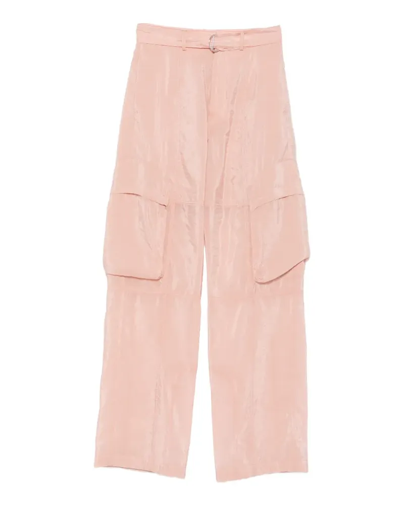 FRANKIE Shop belted cargo pants - Rosa Rosa