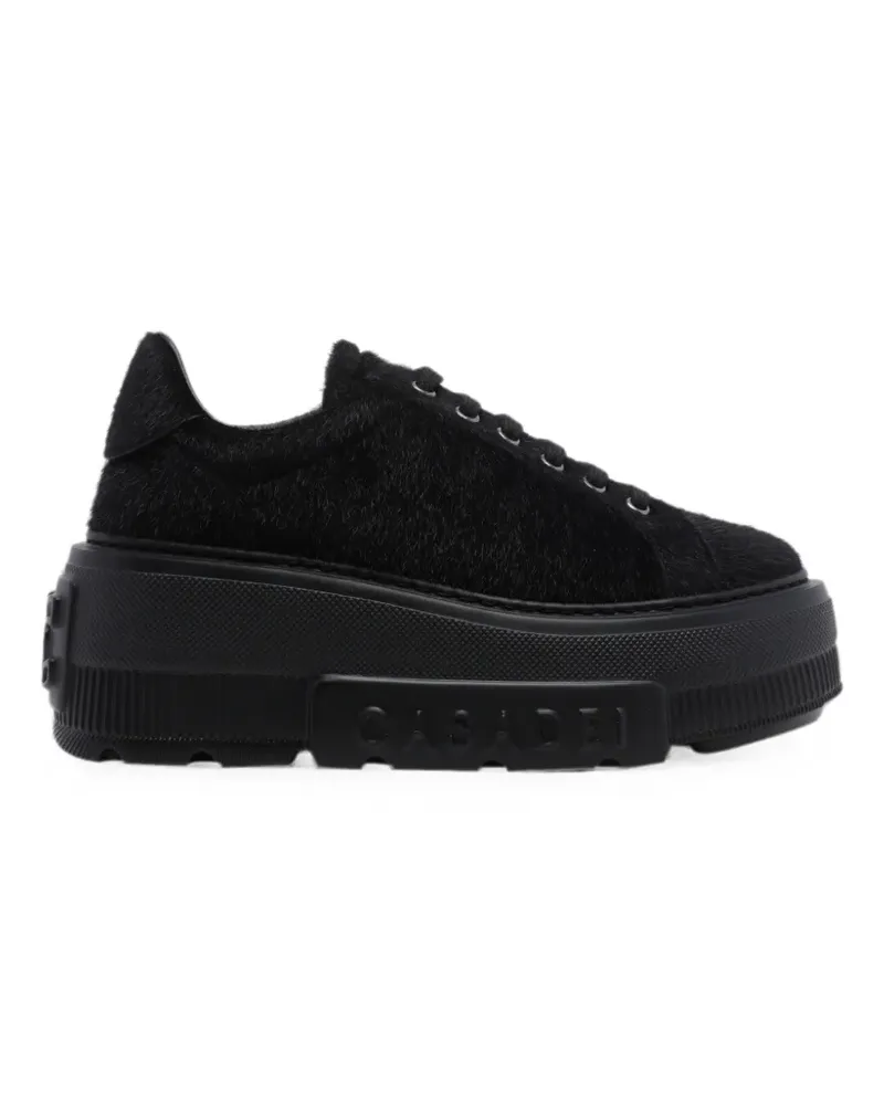 Casadei Nexus Dome Plateau-Sneakers - Schwarz Schwarz