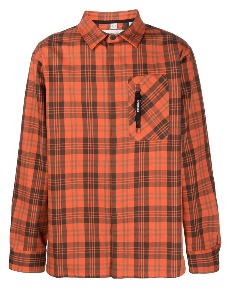 Rossignol Kariertes Flanellhemd - Orange Orange
