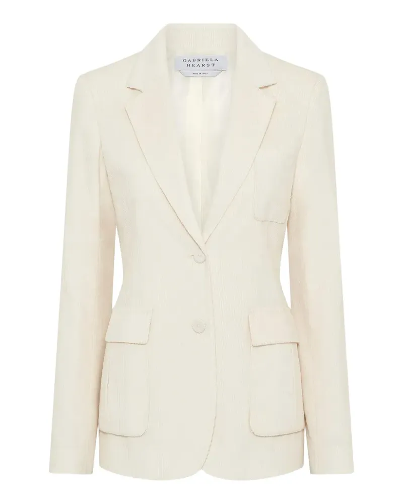 Gabriela Hearst Louisa corduroy blazer - Nude Nude