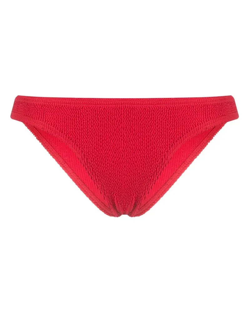 bond-eye Bound Seersucker-Bikinihöschen - Rot Rot