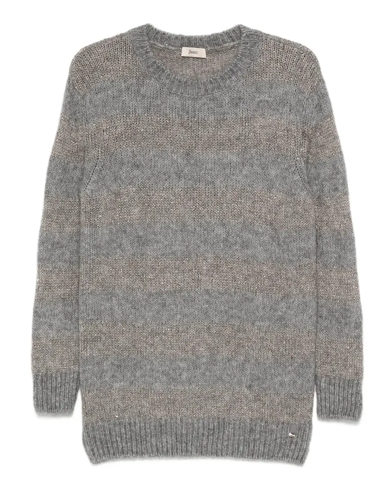 Herno striped sweater - Grau Grau