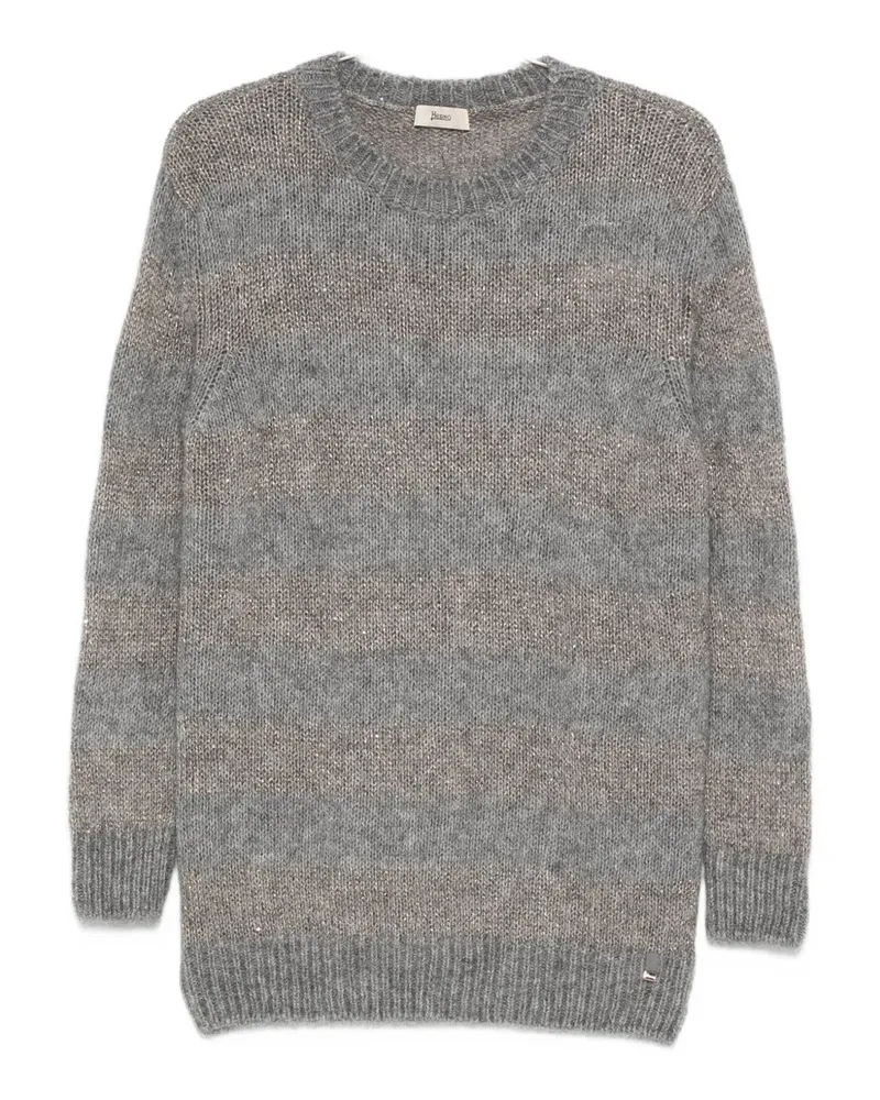 Herno striped sweater - Grau Grau