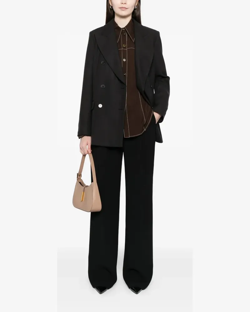 Joseph Valery Blazer aus Flanell - Schwarz Schwarz