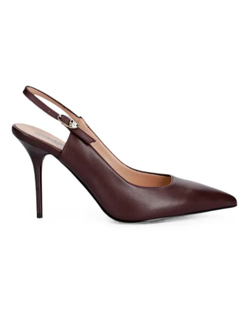 Moschino pointed-toe slingback pumps - Rot Rot