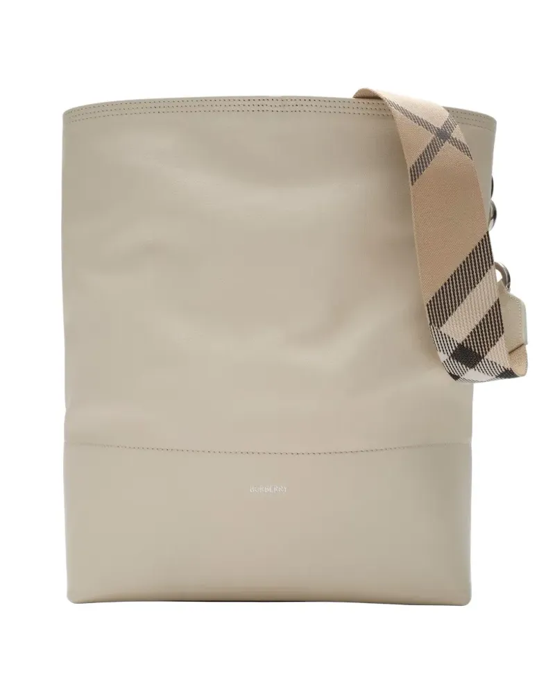 Burberry medium B-clip bucket bag​ - Nude Nude