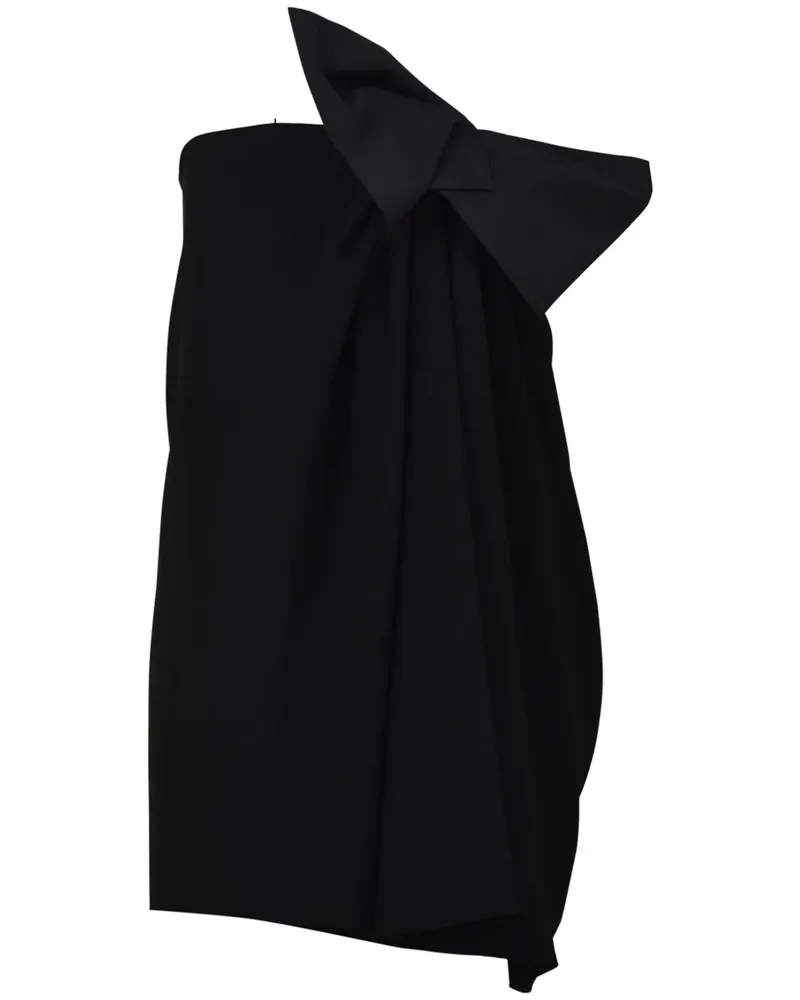 Saint Laurent Kleid mit Schleife - Schwarz Schwarz