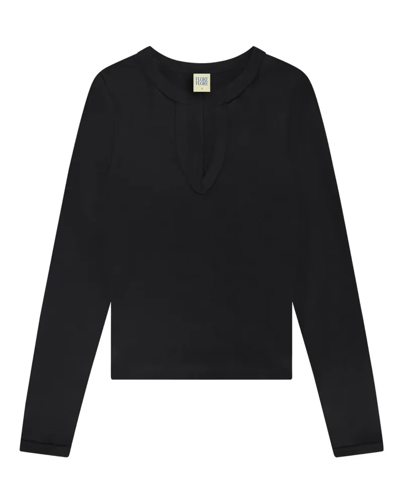 Flore Flore Iman Langarmshirt - Schwarz Schwarz