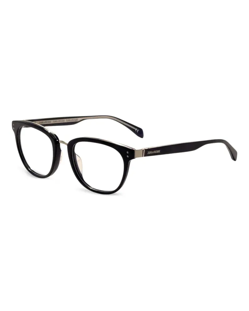 Zadig & Voltaire Brille mit rundem Gestell - Schwarz Schwarz