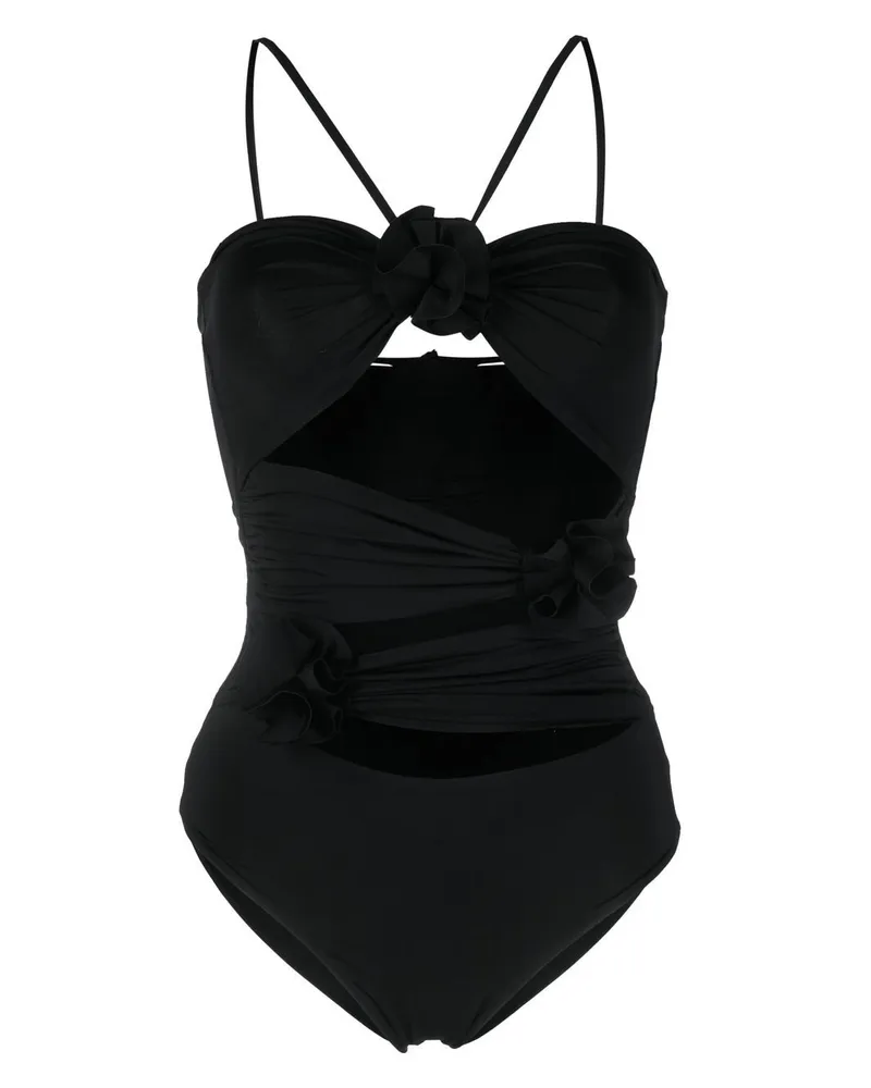 Maygel Coronel Badeanzug mit Cut-Outs - Schwarz Schwarz