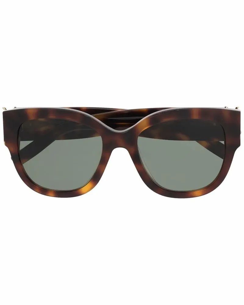 Saint Laurent Sonnenbrille in Schildpattoptik - Braun Braun
