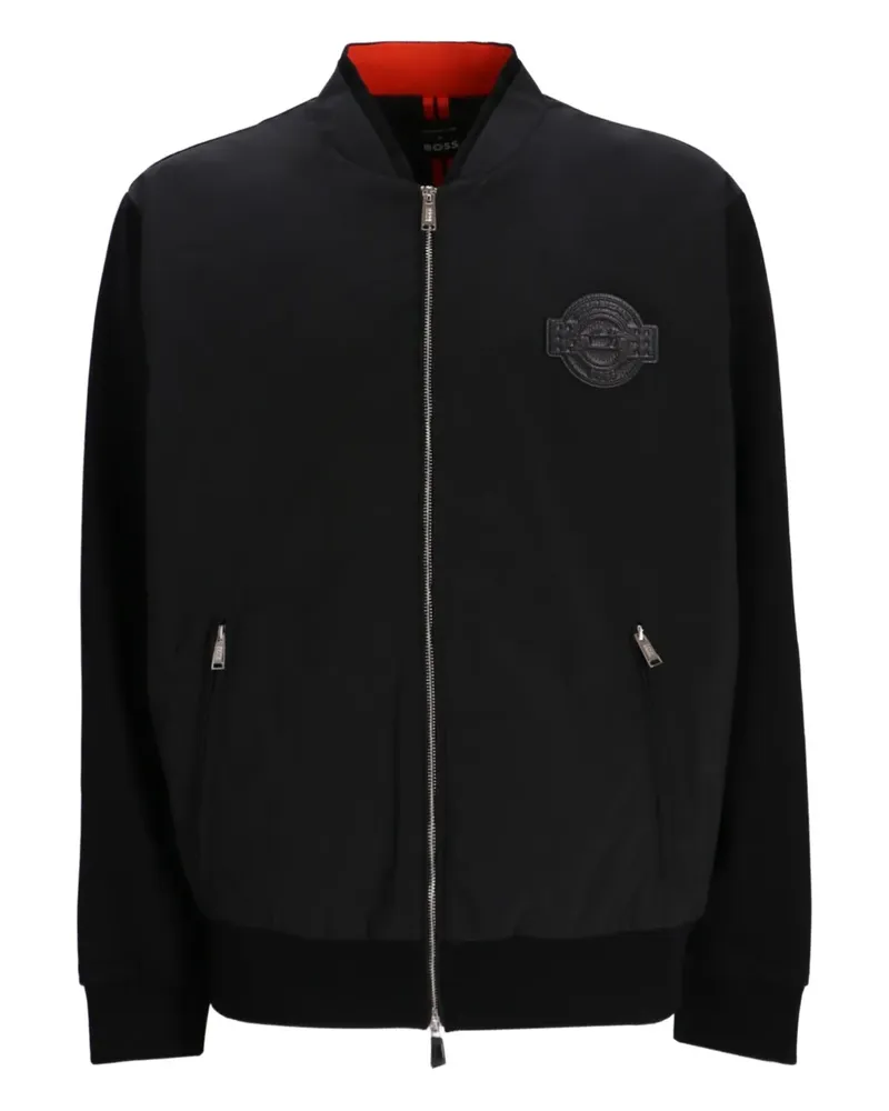 HUGO BOSS x Porsche Skiles Bomberjacke mit Logo-Schild - 001 001