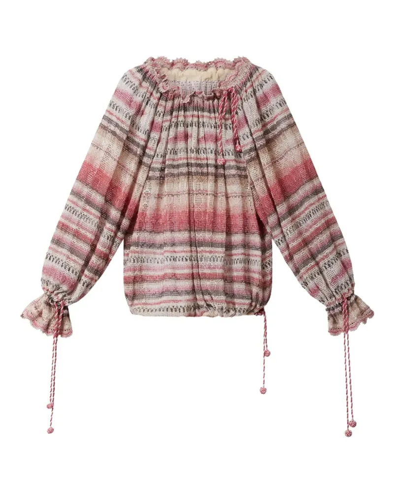 Isabel Marant Nalyna striped top - Rosa Rosa