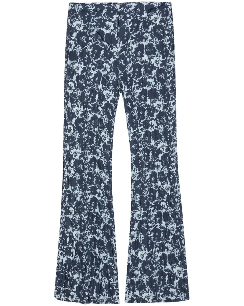 Kenzo Flower Camo Schlaghose - Blau Blau