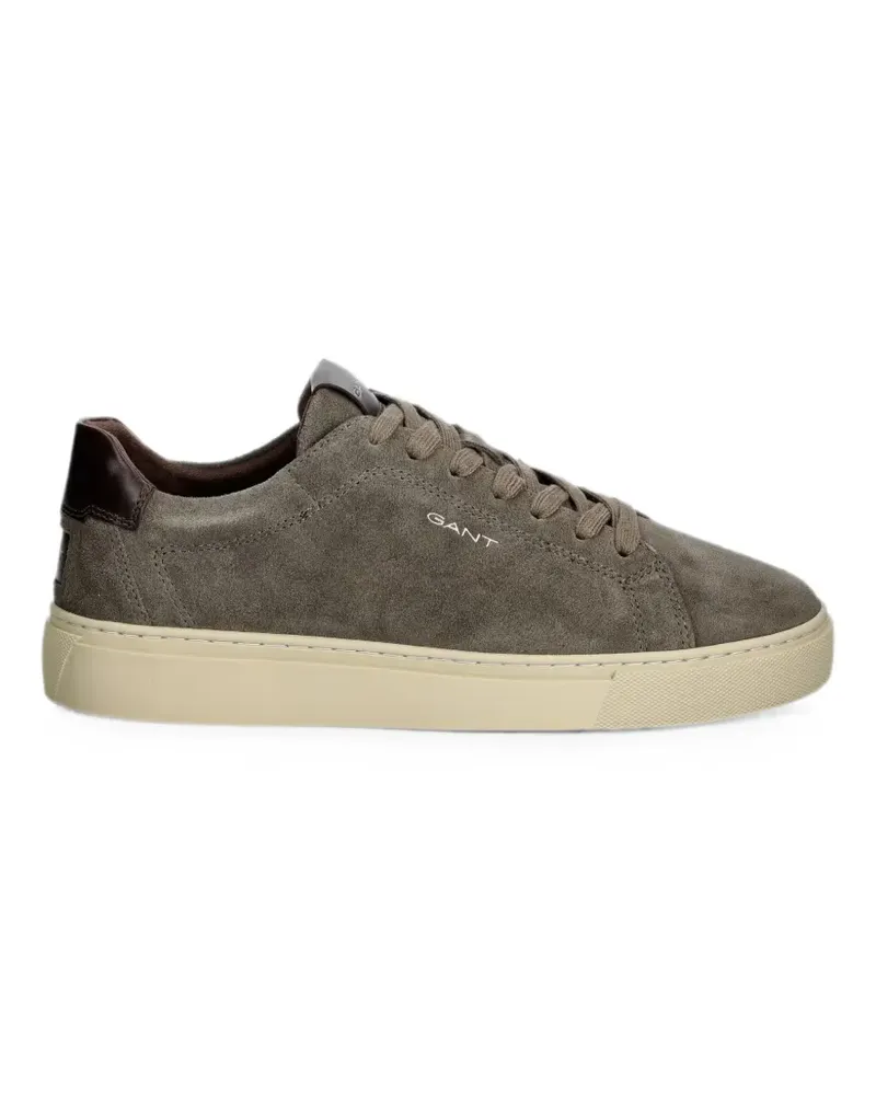 Gant suede logo-embroidery sneakers - Grün Grün