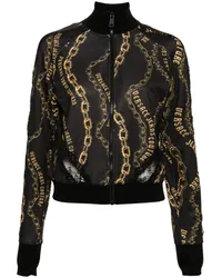 Versace Jeans Jacke mit Logo-Kette Schwarz