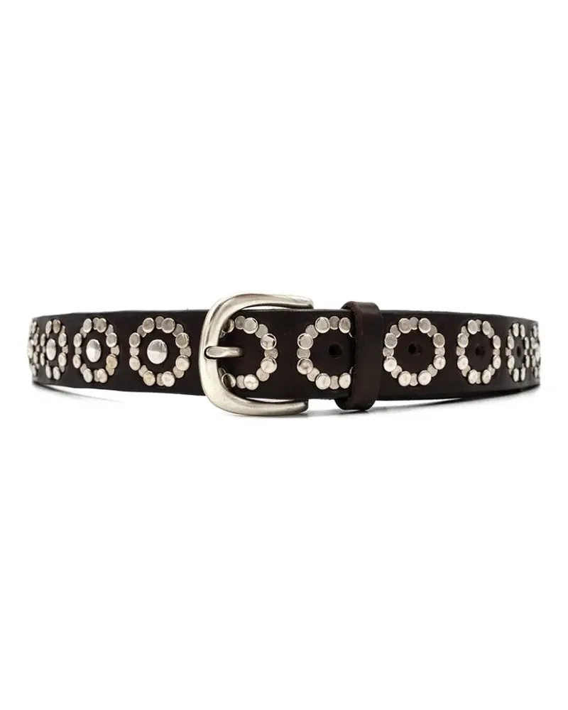 Orciani stud-embellished belt - Schwarz Schwarz