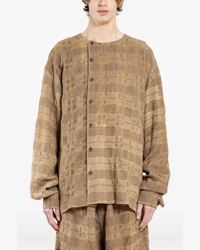 Uma Wang Klassisches Hemd - Gelb Gelb