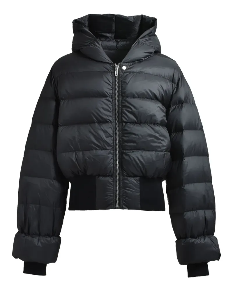 Rick Owens Gefütterte Kapuzenjacke - Schwarz Schwarz