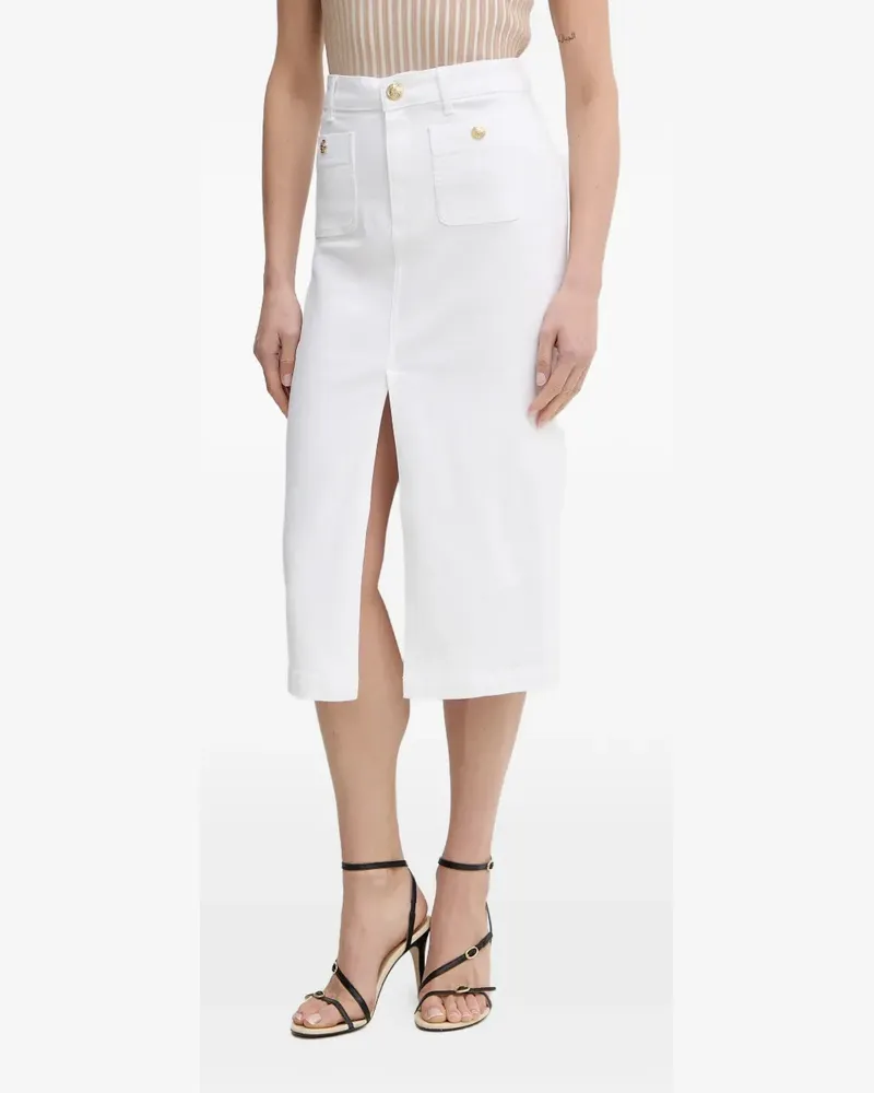 Liu Jo zip-up midi skirt - Weiß Weiß