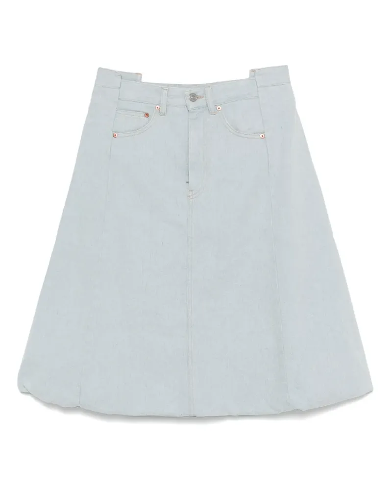 Victoria Beckham Midirock aus Denim - Blau Blau