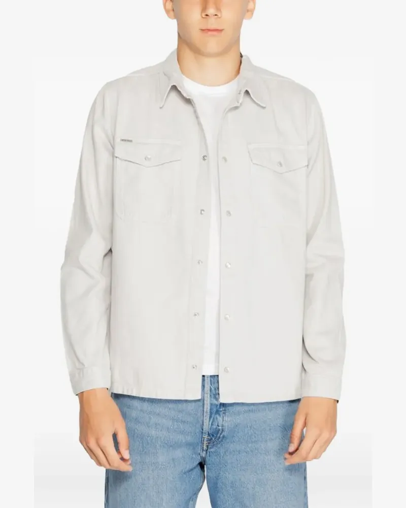 Antony Morato pocket-detail shirt jacket - Grau Grau