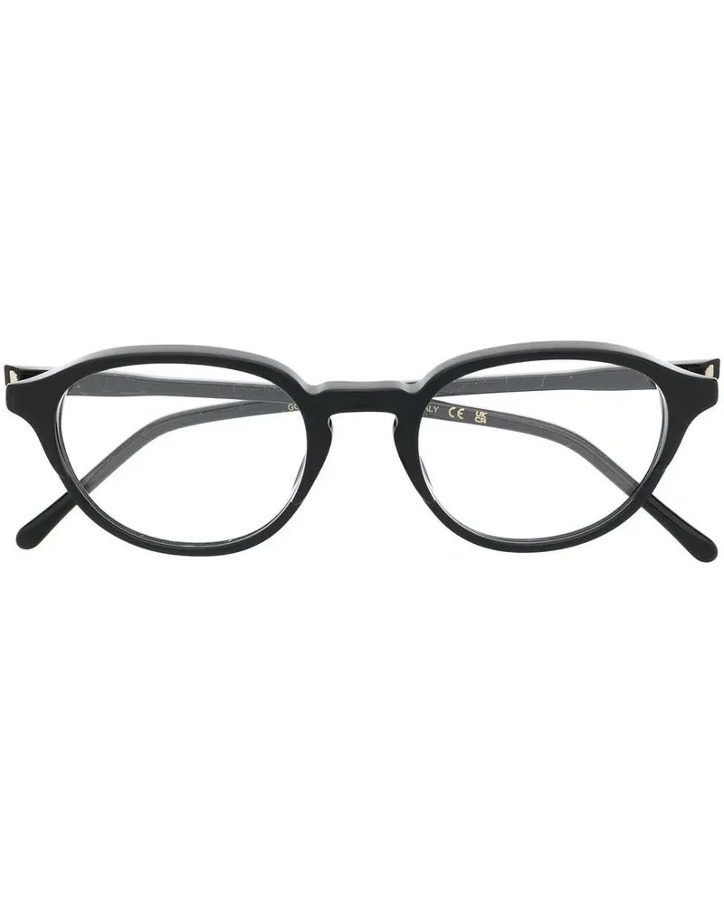 Gucci Brille mit rundem Gestell - Schwarz Schwarz