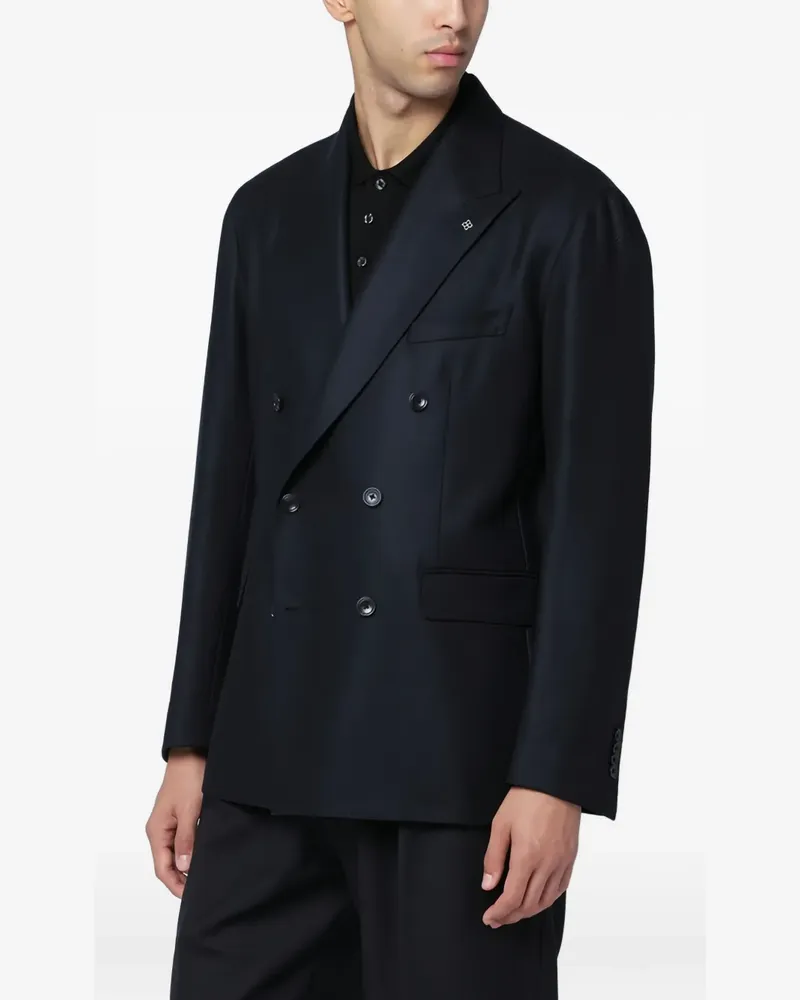 Tagliatore double-breasted blazer - Schwarz Schwarz