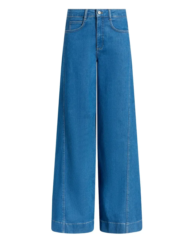 Cinq à Sept Carol Hose mit weitem Bein - Blau Blau