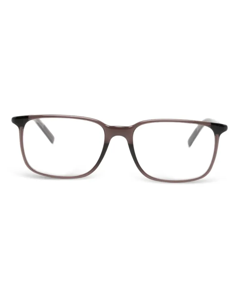 Montblanc Brille mit eckigem Gestell - Braun Braun