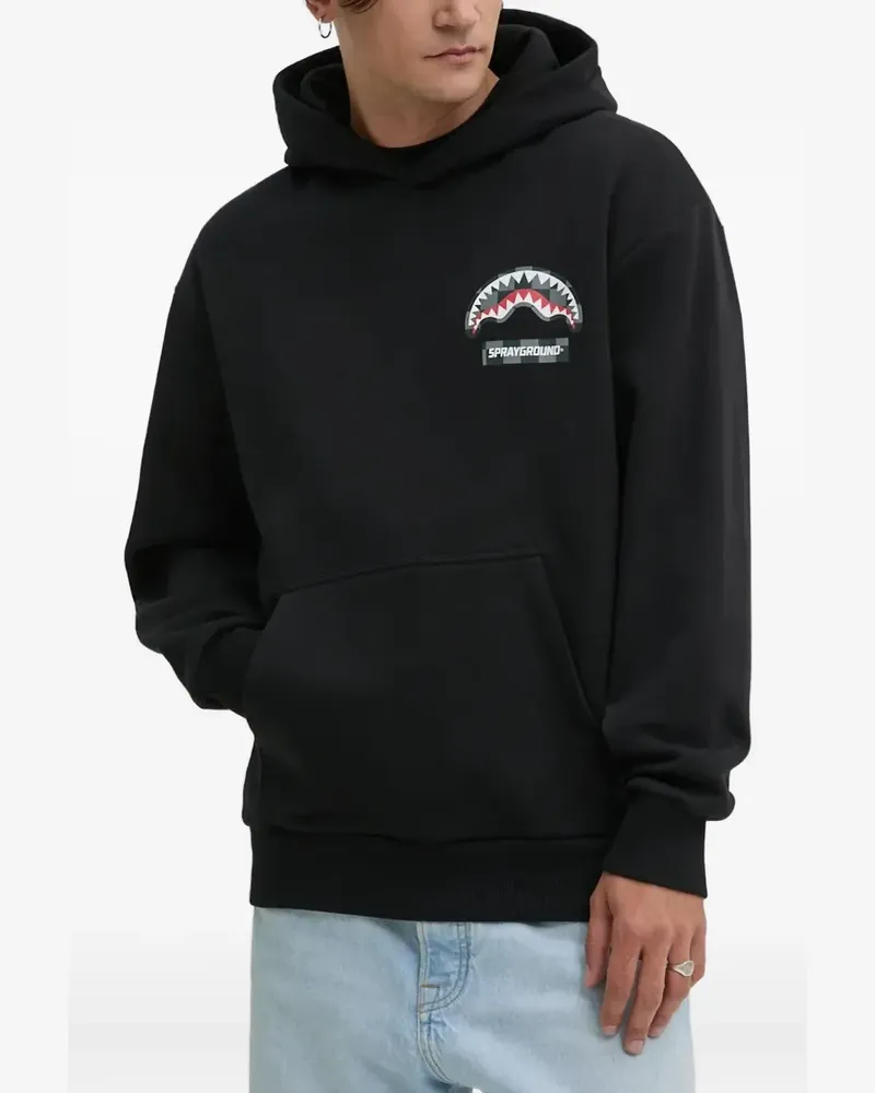 Sprayground Hoodie mit Logo-Detail - Schwarz Schwarz