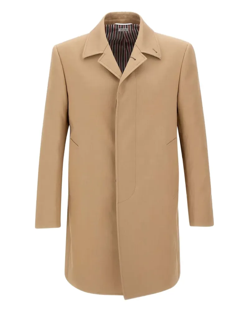 Thom Browne Klassischer Regenmantel - Nude Nude