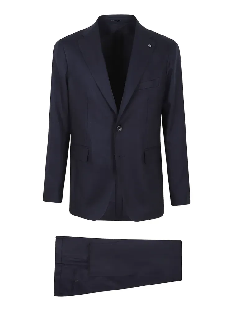 Tagliatore linen single-breasted suit - Blau Blau