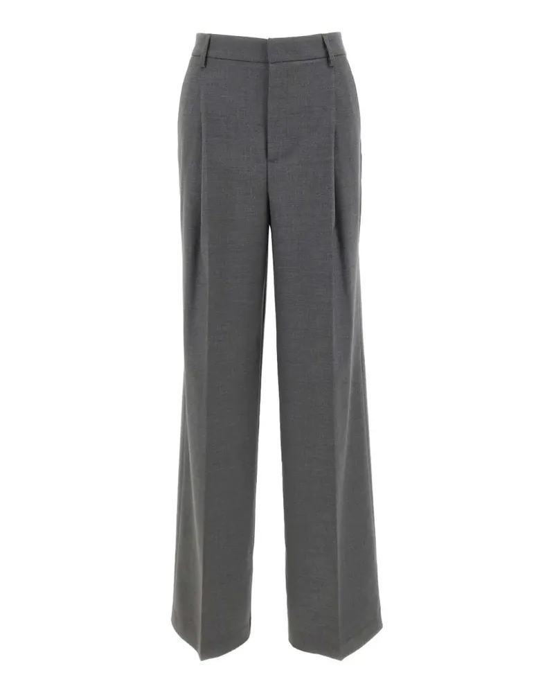 Blumarine pleated palazzo pants - Grau Grau