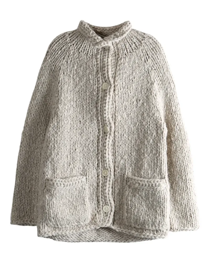 Casey Casey Woalp button-up cardigan - Weiß Weiß