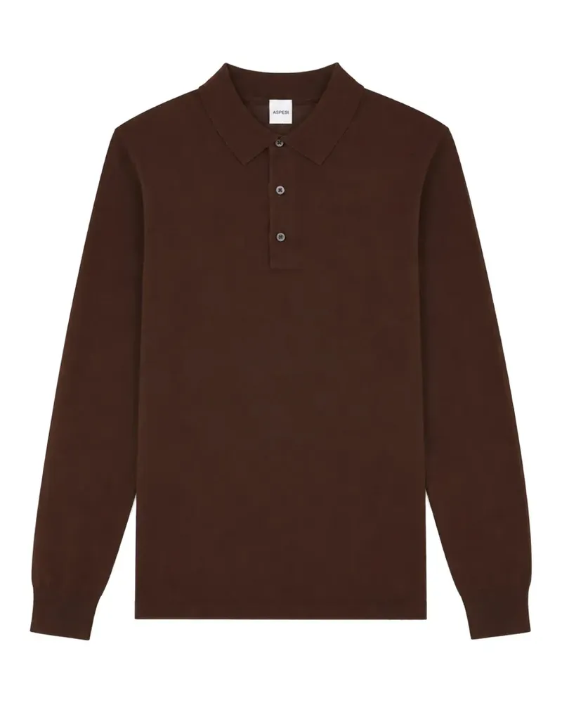 ASPESI Langärmeliger Pullover - Braun Braun