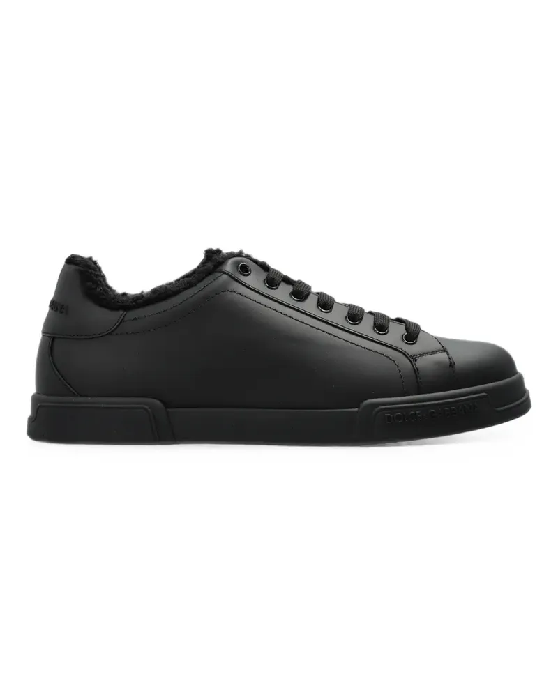 Dolce & Gabbana Portofino Sneakers - Schwarz Schwarz