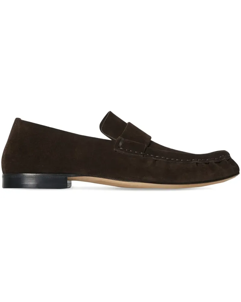 The Row Loafer aus Wildleder - Braun Braun