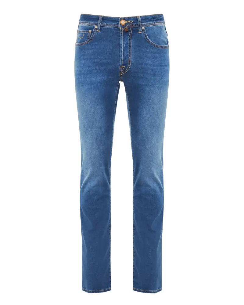 Jacob Cohën Klassische Slim-Fit-Jeans - Blau Blau