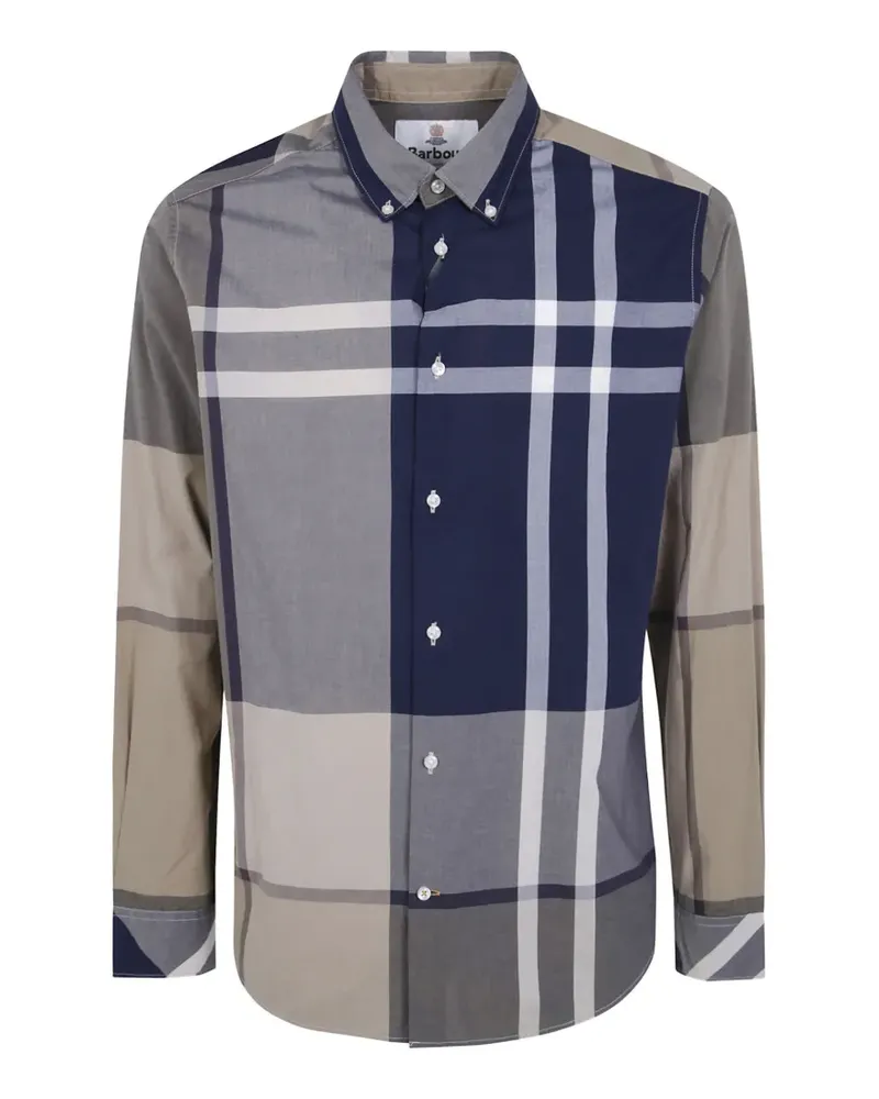 Barbour Oversized Tartan Dunoon long-sleeve shirt - Nude Nude