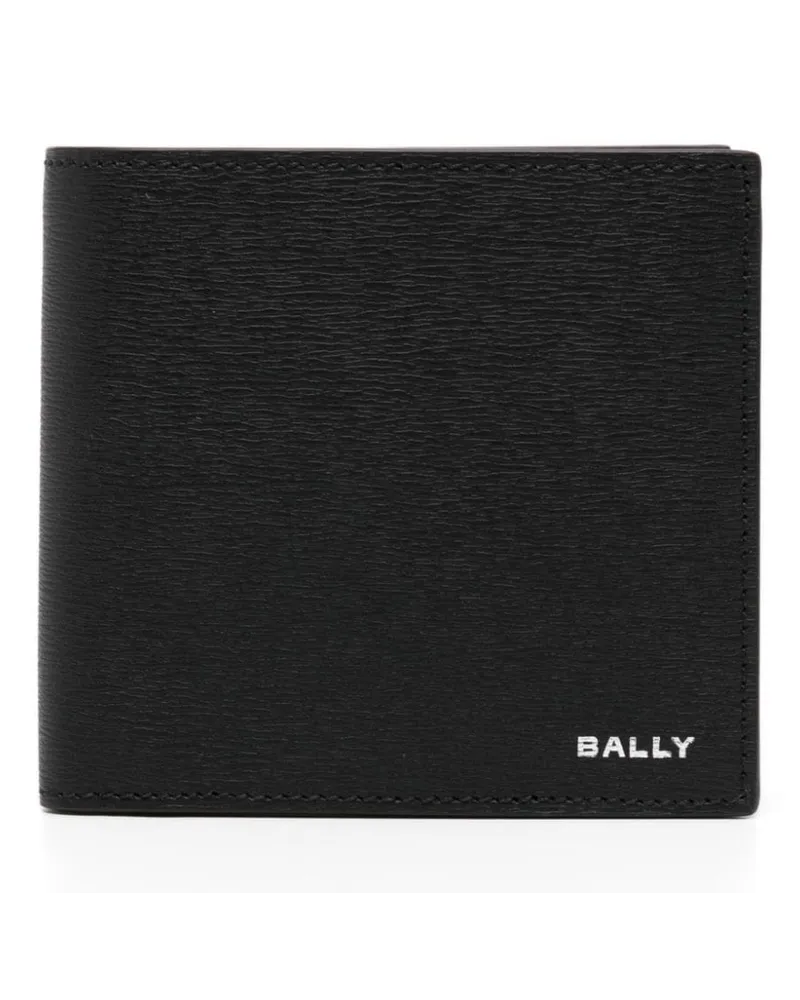 Bally Portemonnaie mit Logo-Stempel - Schwarz Schwarz