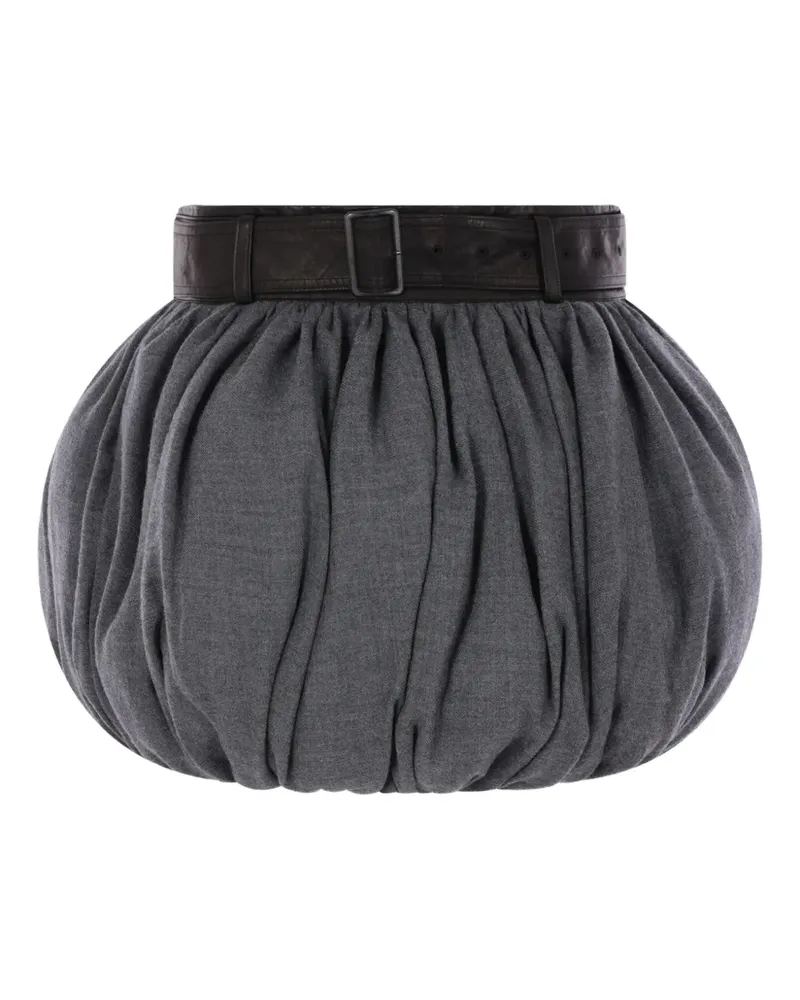Yohji Yamamoto belted skirt - Grau Grau
