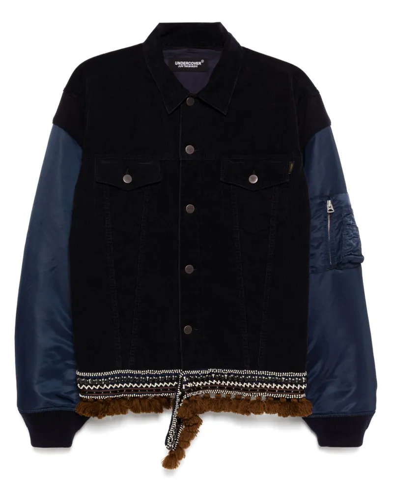 Undercover Workwear-Jacke aus Cord - Blau Blau