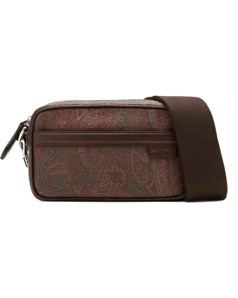 Etro Arnica Kuriertasche mit Paisleymuster - Braun Braun